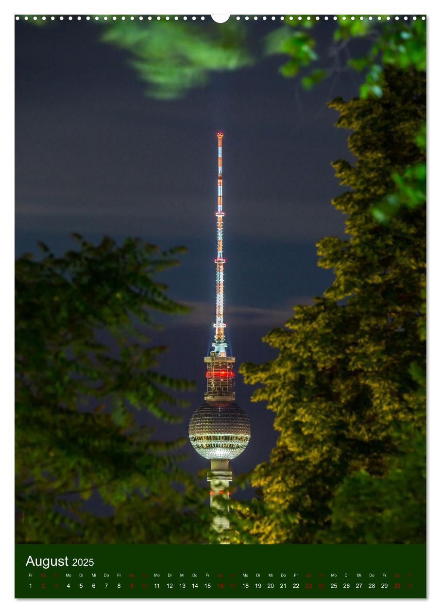 Bild: 9783435909322 | Berliner Fernsehturm - Magische Momente (Wandkalender 2025 DIN A2...