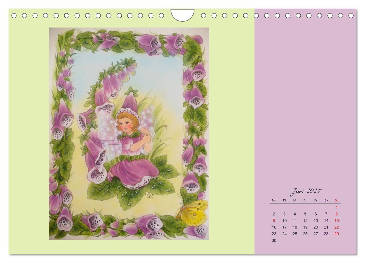 Bild: 9783435550296 | Blumen Elfen (Wandkalender 2025 DIN A4 quer), CALVENDO Monatskalender