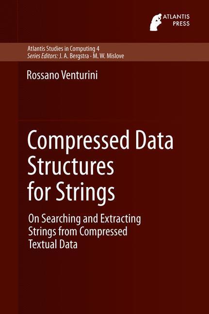 Cover: 9789462390324 | Compressed Data Structures for Strings | Rossano Venturini | Buch