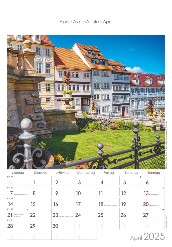 Bild: 4251732343361 | Thüringen 2025 - Bild-Kalender 23,7x34 cm - Regional-Kalender -...