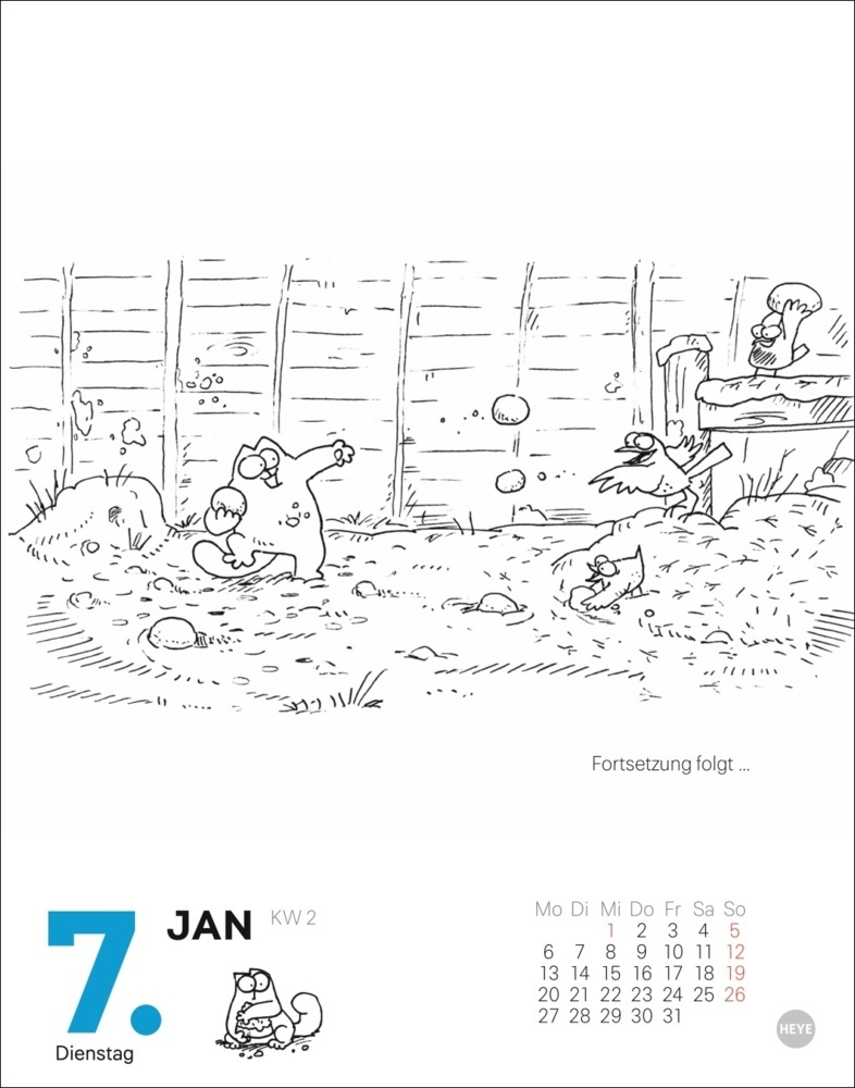 Bild: 9783756406289 | Simons Katze Tagesabreißkalender 2025 | Simon Tofield | Kalender