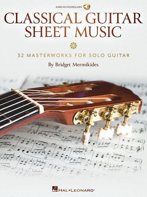 Cover: 9781540032287 | Classical Guitar Sheet Music | 32 Masterworks for Solo Guitar