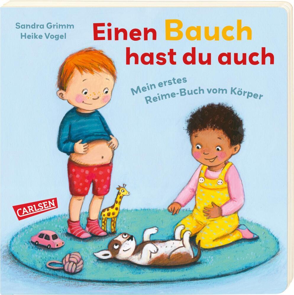 Cover: 9783551172860 | Einen Bauch hast du auch | Mein erstes Reime-Buch vom Körper | Grimm