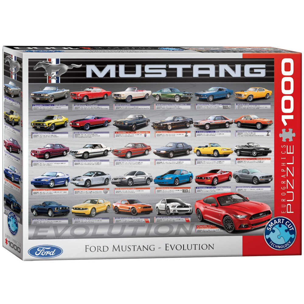 Cover: 628136606844 | Ford Mustang Evolution (Puzzle) | Spiel | In Spielebox | 6000-0684