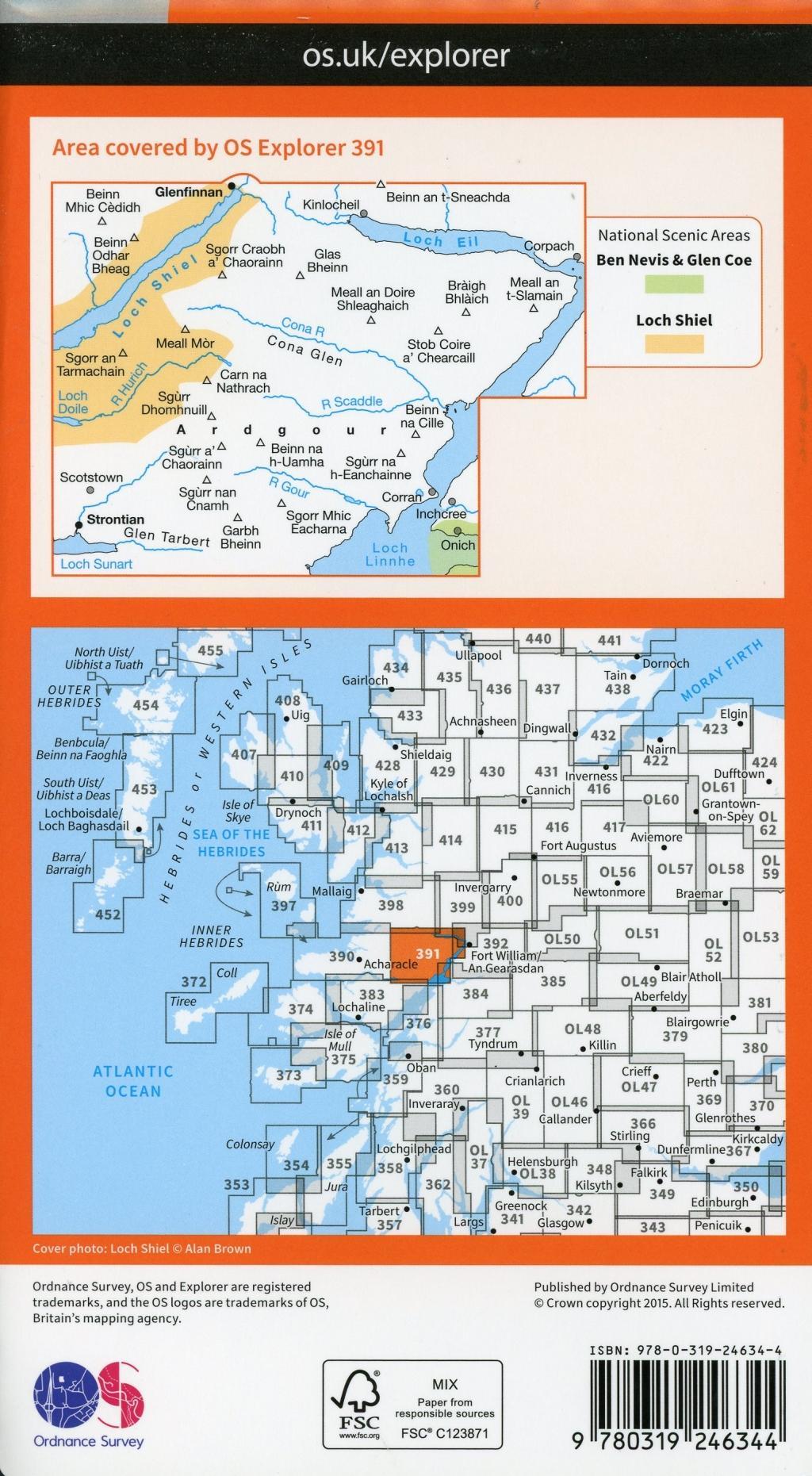 Bild: 9780319246344 | Ardgour and Strontian | Ordnance Survey | (Land-)Karte | Englisch