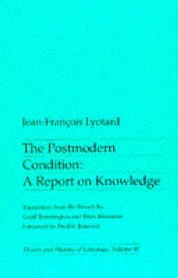 Cover: 9780719014505 | The Postmodern Condition | A Report on Knowledge | Lyotard | Buch