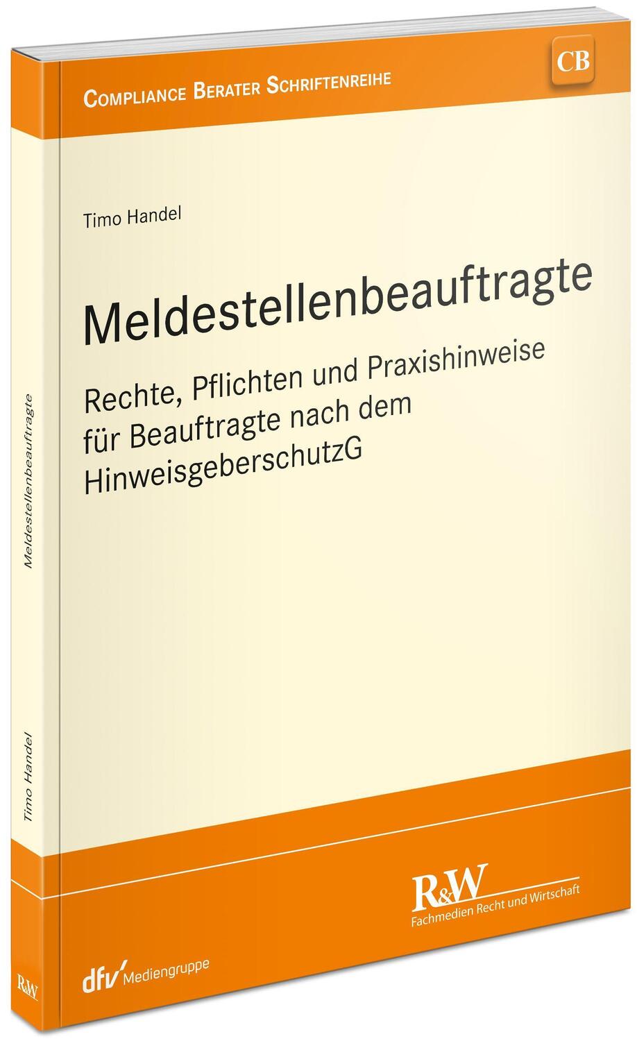 Cover: 9783800518616 | Meldestellenbeauftragte | Timo Handel | Taschenbuch | Deutsch | 2023