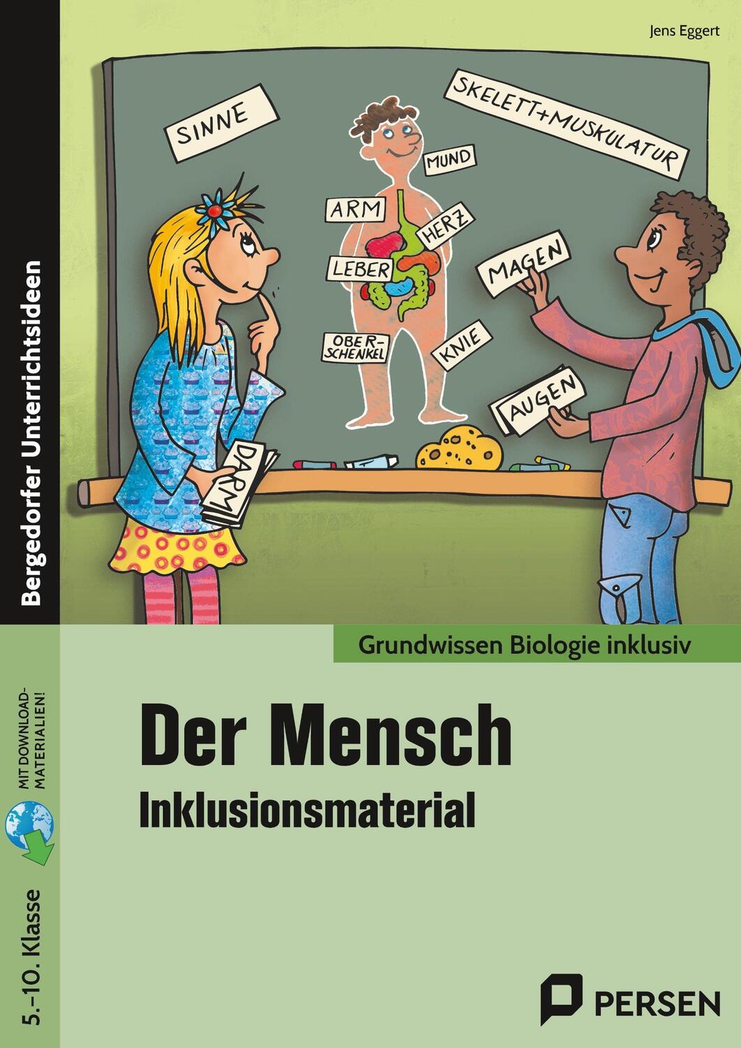 Cover: 9783403208655 | Der Mensch - Inklusionsmaterial | (5. bis 10. Klasse) | Jens Eggert
