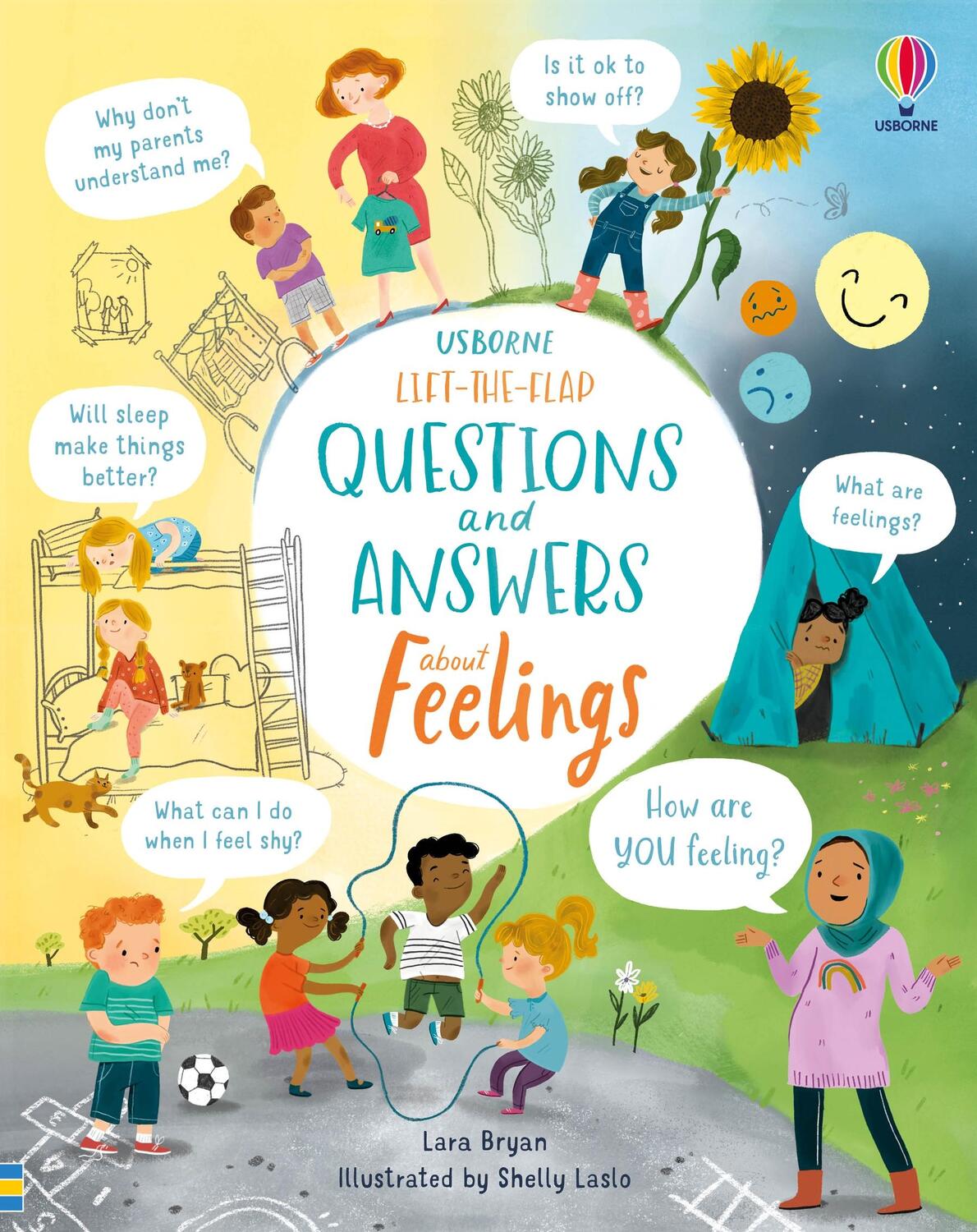 Cover: 9781474986472 | Lift-the-Flap Questions and Answers About Feelings | Lara Bryan | Buch