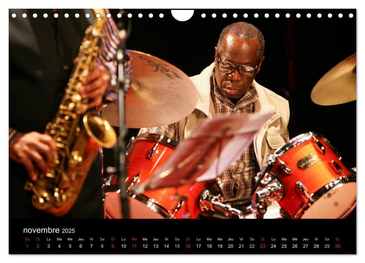 Bild: 9781325964840 | Jazz drums (Calendrier mural 2025 DIN A4 vertical), CALVENDO...