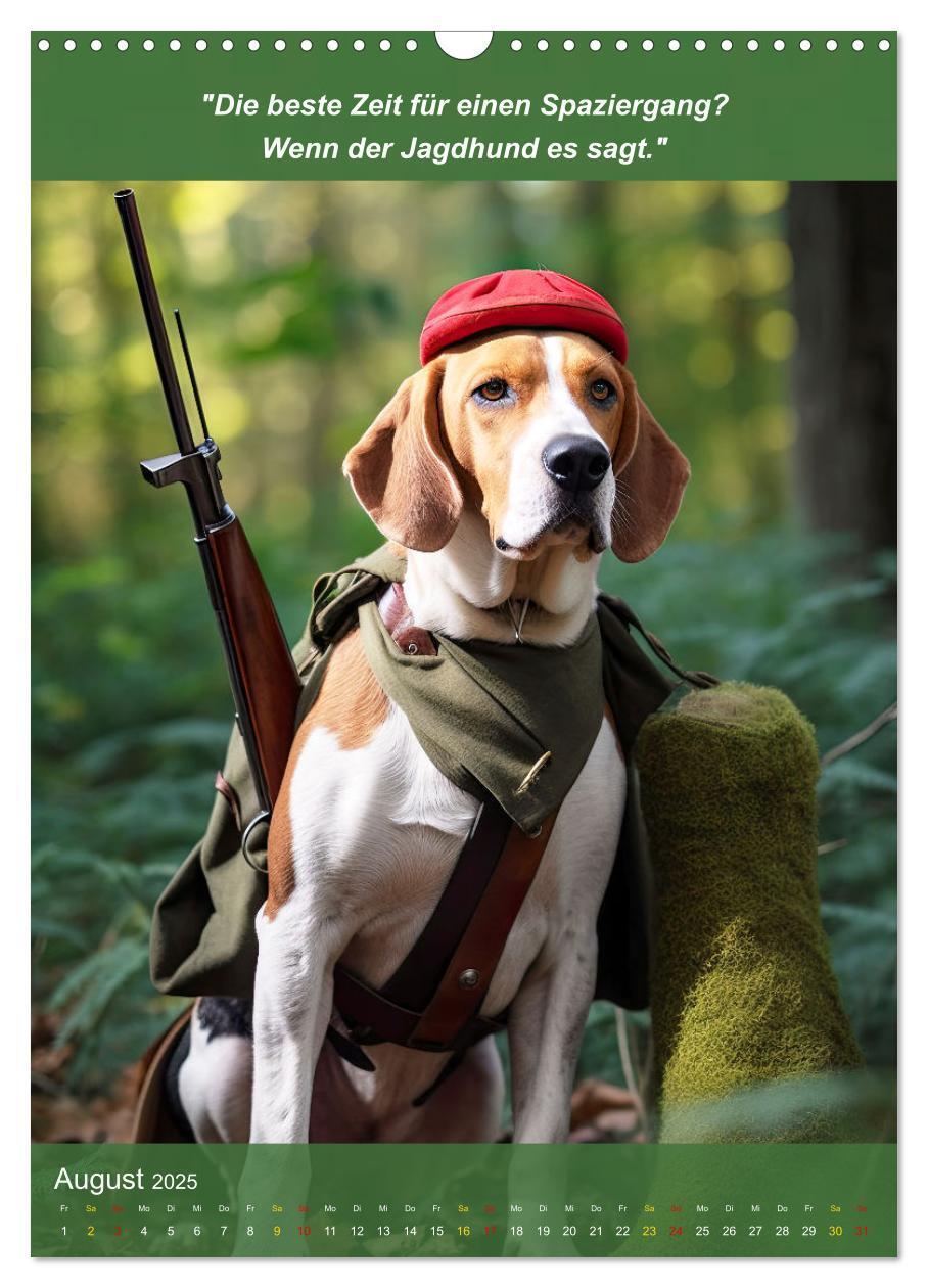 Bild: 9783435979424 | Lustige Jagdhunde mit Jägerlatein (Wandkalender 2025 DIN A3 hoch),...