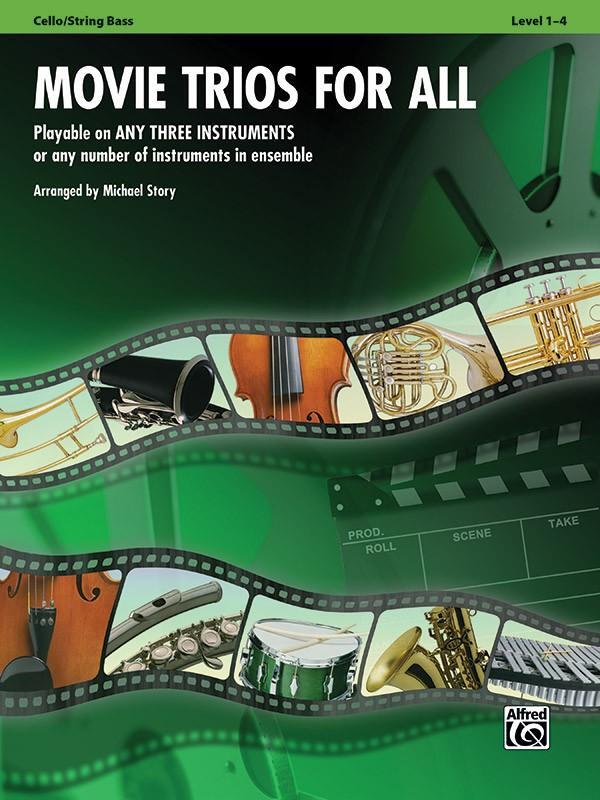 Cover: 38081373324 | Movie Trios for All: Cello/String Bass | Taschenbuch | Buch | Englisch