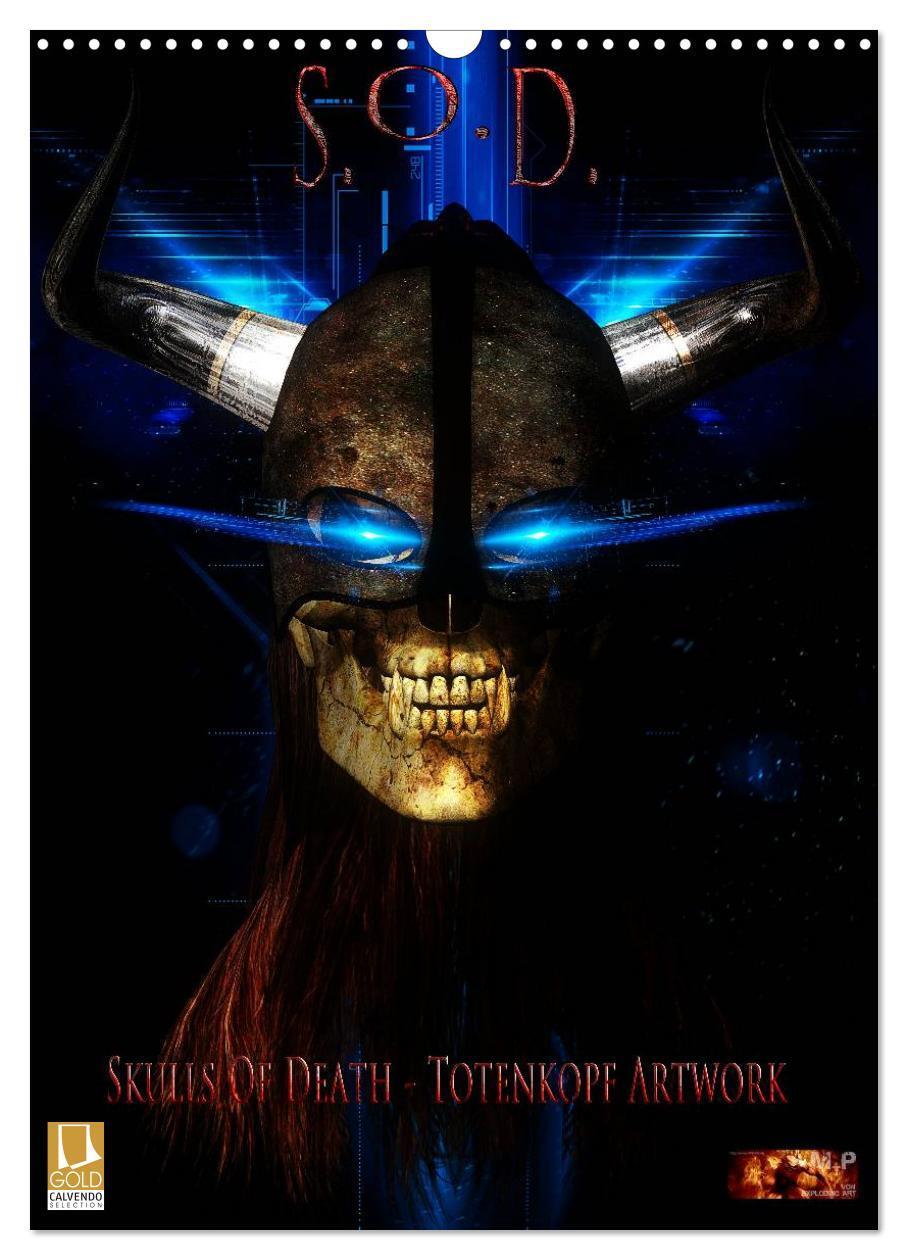 Cover: 9783383513510 | S.O.D. - Skulls Of Death Vol. I - Totenkopf Artworks (Wandkalender...