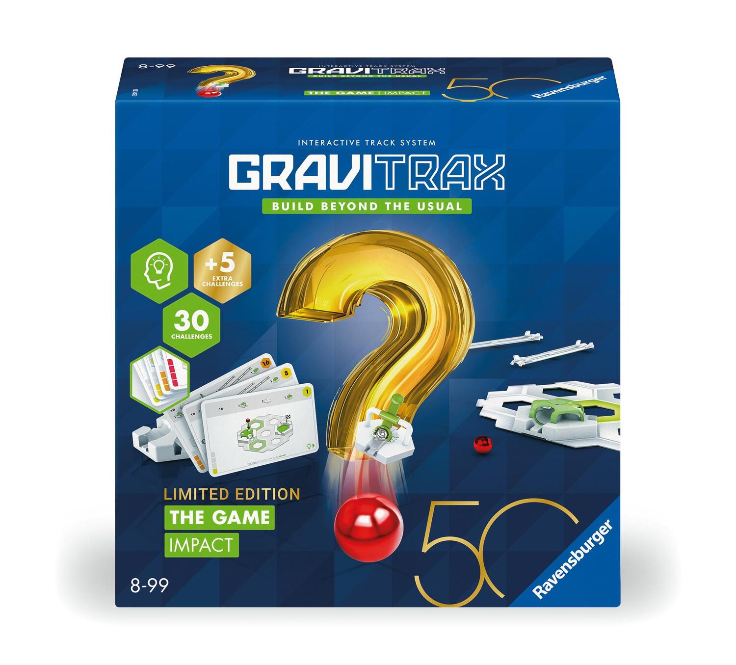 Cover: 4005556239177 | Ravensburger GraviTrax The Game Impact 50 Jahre - Logikspiel für...