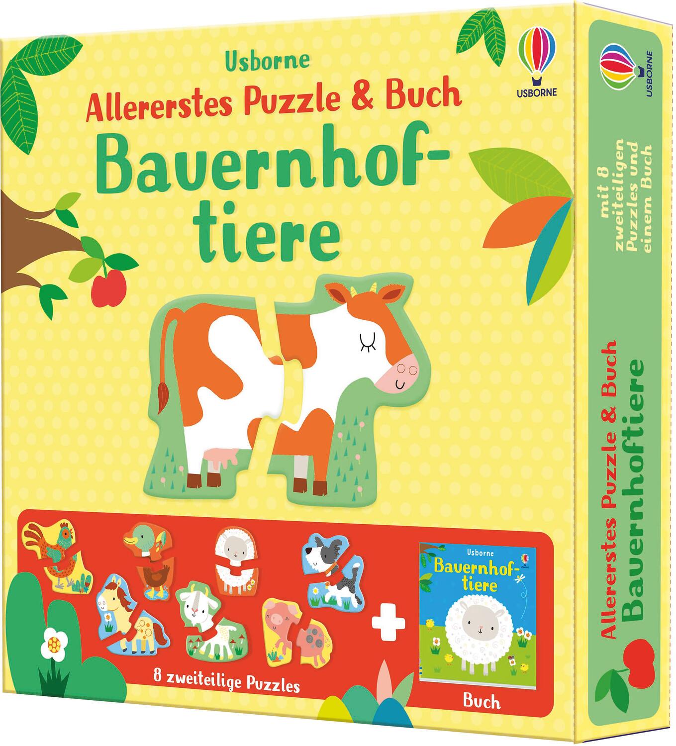 Cover: 9781789415704 | Allererstes Puzzle & Buch: Bauernhoftiere | Matthew Oldham | Stück