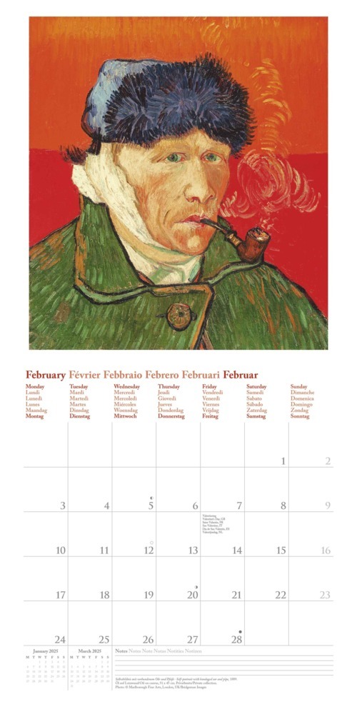 Bild: 4002725994189 | N NEUMANNVERLAGE - Vincent van Gogh 2025 Broschürenkalender,...