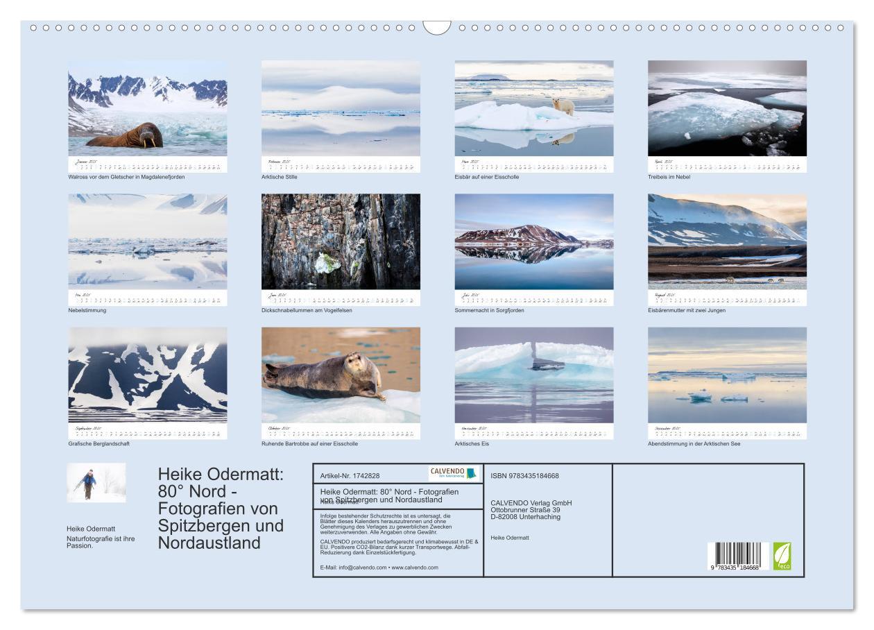 Bild: 9783435184668 | Heike Odermatt: 80° Nord - Fotografien von Spitzbergen und...