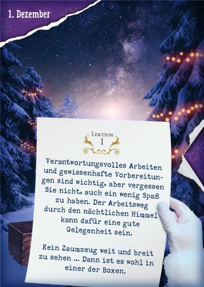 Bild: 9783780614087 | Escape to go | Adventskalender mit 24 kniffligen Rätseln | Schwarz