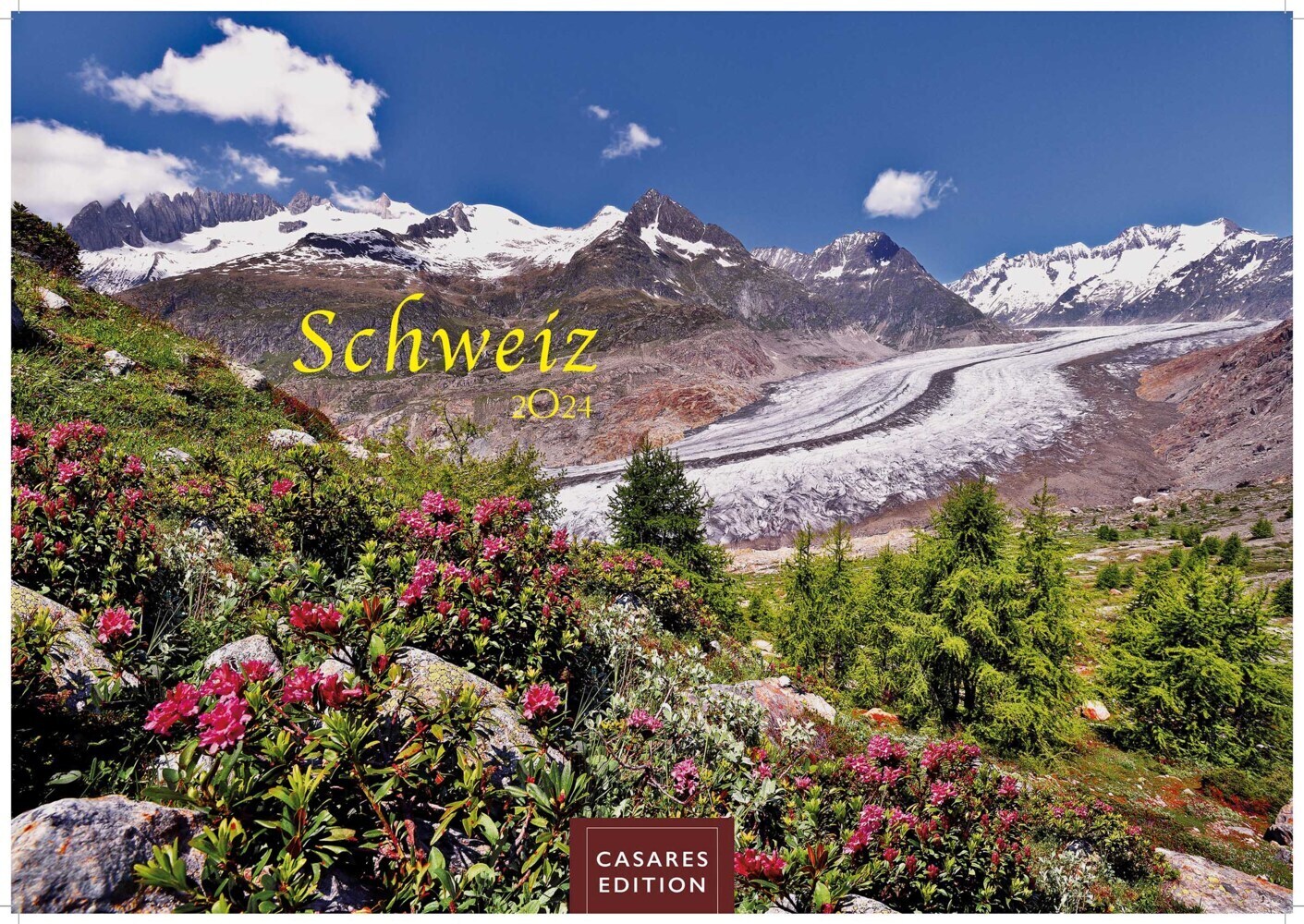 Cover: 9789918620074 | Schweiz 2024 L 35x50cm | Kalender | 14 S. | Deutsch | 2024