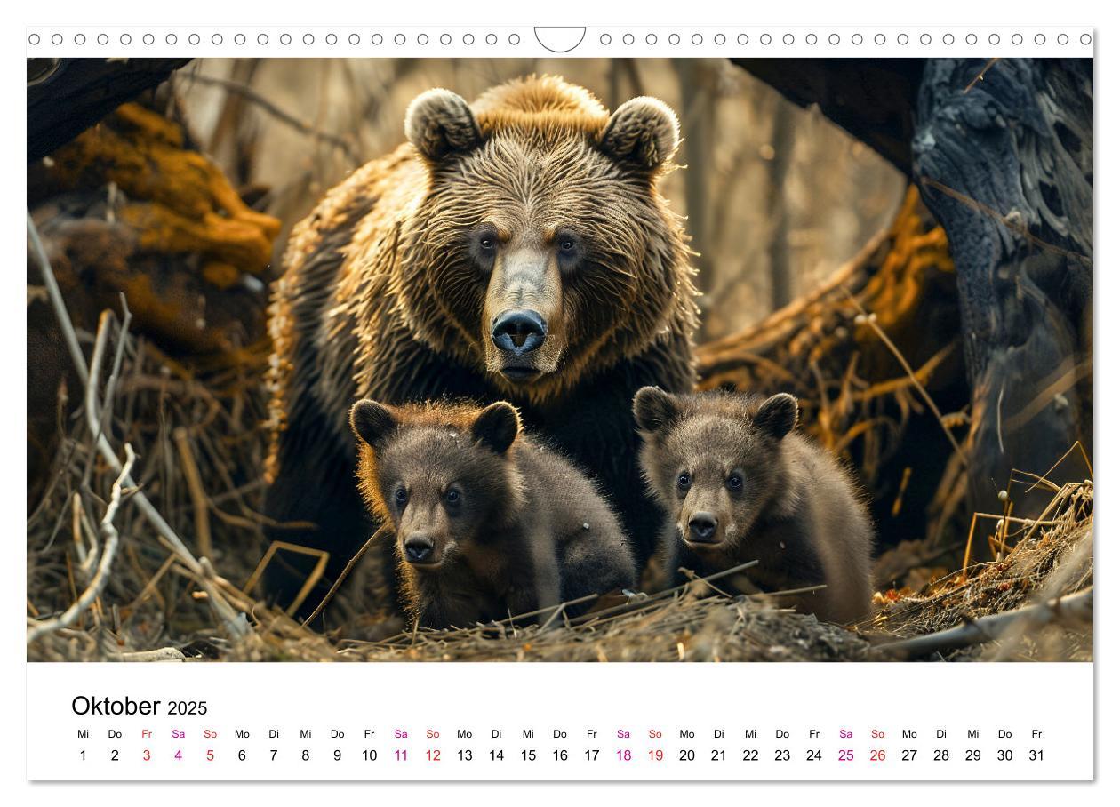 Bild: 9783457170441 | Bären - gefährlich nett (Wandkalender 2025 DIN A3 quer), CALVENDO...