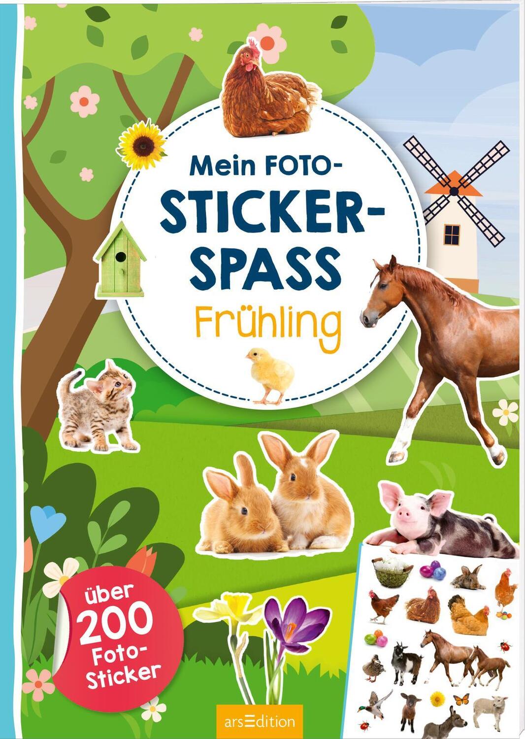 Cover: 9783845850863 | Mein Foto-Stickerspaß - Frühling | Über 200 Foto-Sticker | Taschenbuch