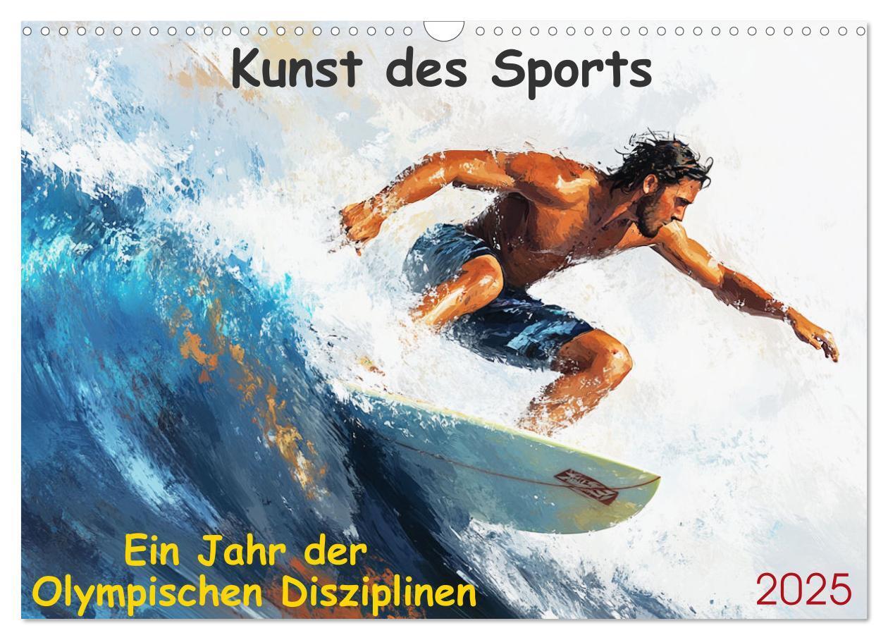 Cover: 9783457178553 | Kunst des Sports (Wandkalender 2025 DIN A3 quer), CALVENDO...