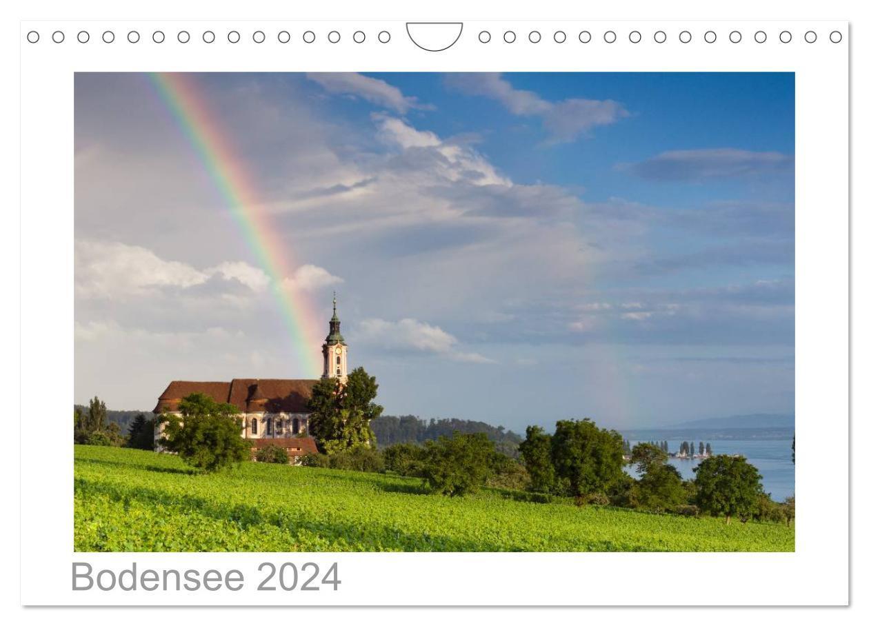 Cover: 9783383612114 | Bodensee 2024 (Wandkalender 2024 DIN A4 quer), CALVENDO Monatskalender