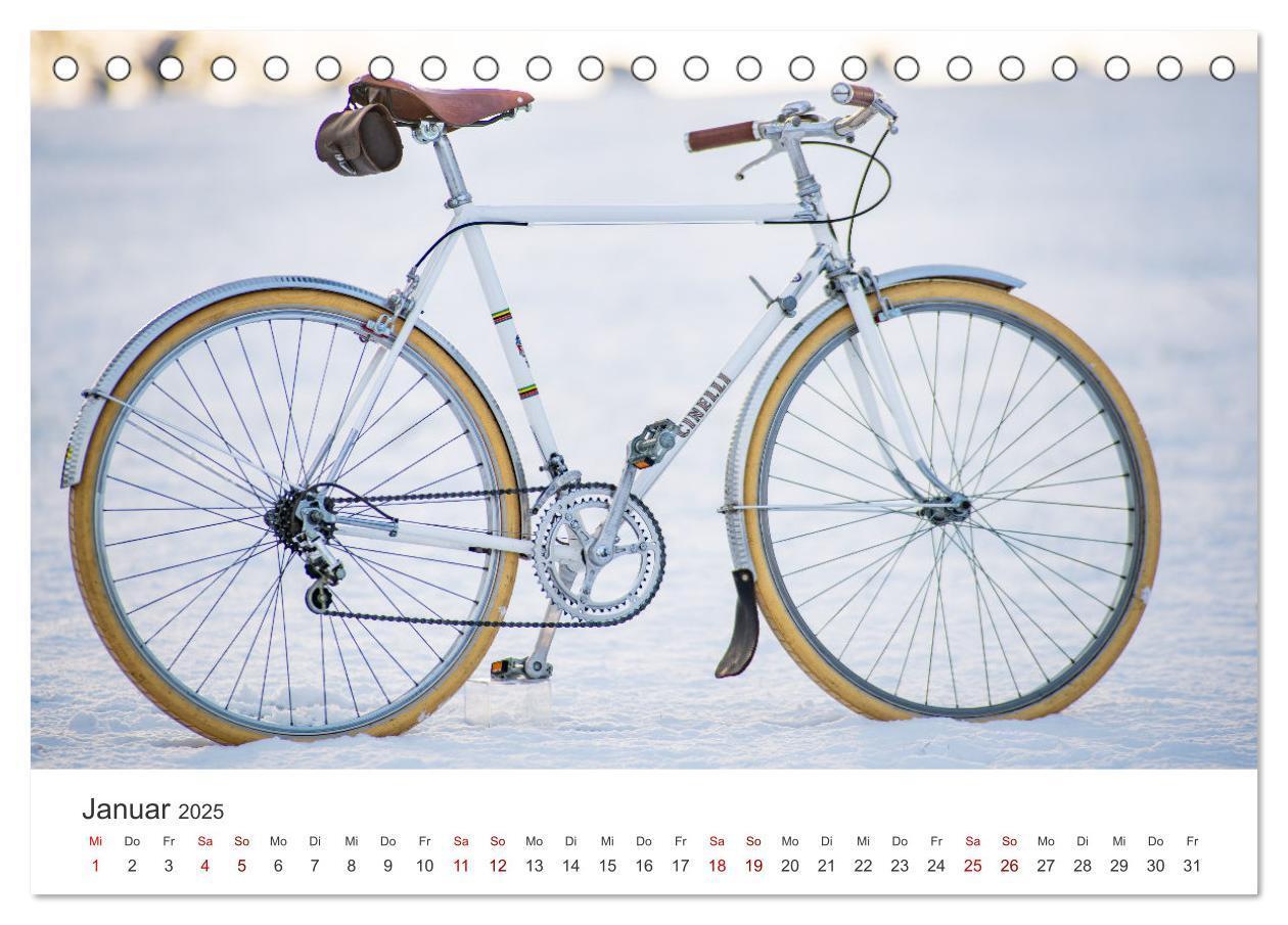 Bild: 9783435017584 | Stahlrenner - Rennrad-Klassiker aus Europa (Tischkalender 2025 DIN...