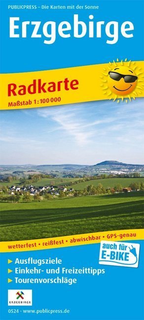 Cover: 9783747305249 | PublicPress Radkarte Erzgebirge | (Land-)Karte | 2018 | PUBLICPRESS