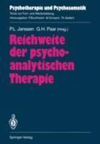 Cover: 9783540518174 | Reichweite der psychoanalytischen Therapie | Paul L. Janssen (u. a.)