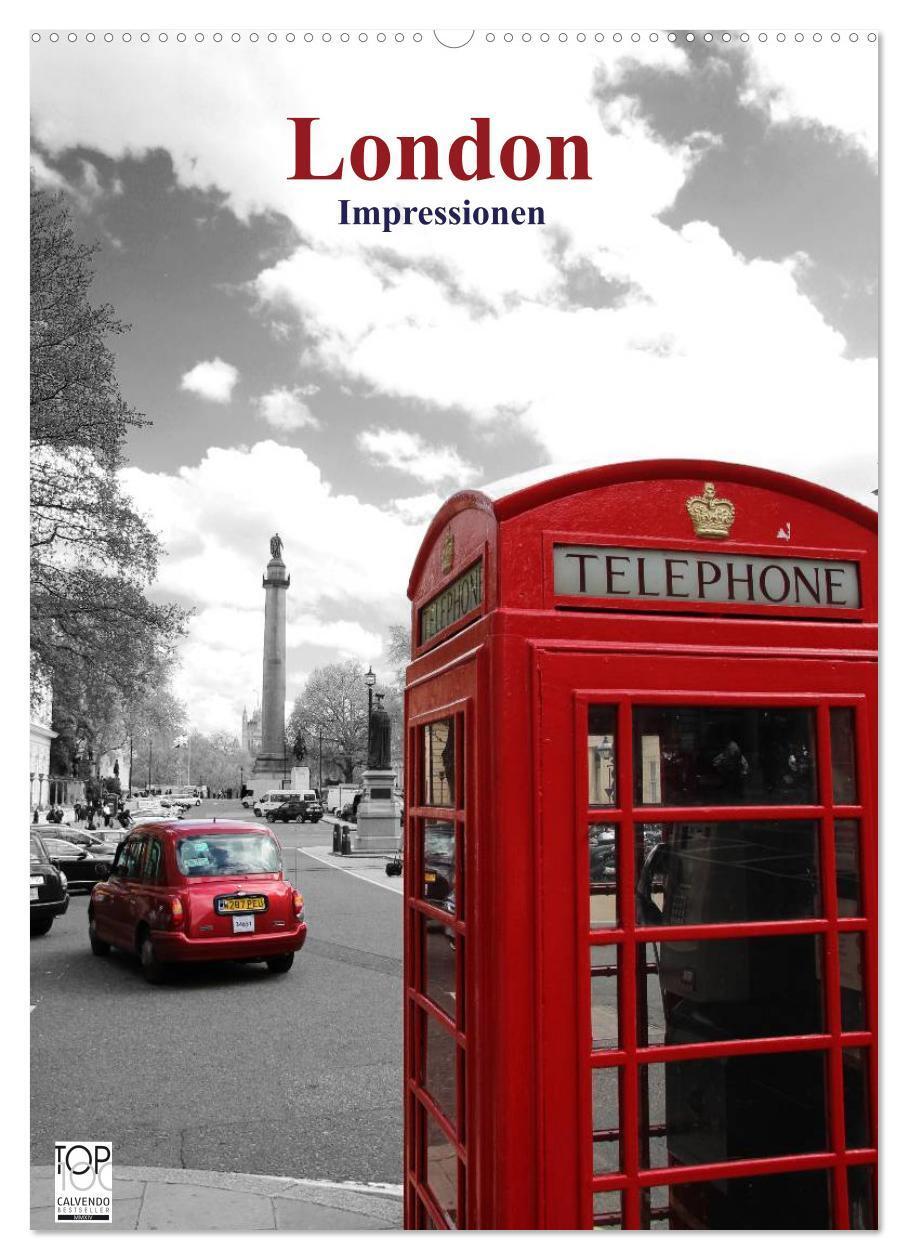 Cover: 9783675477865 | London - Impressionen (Wandkalender 2024 DIN A2 hoch), CALVENDO...