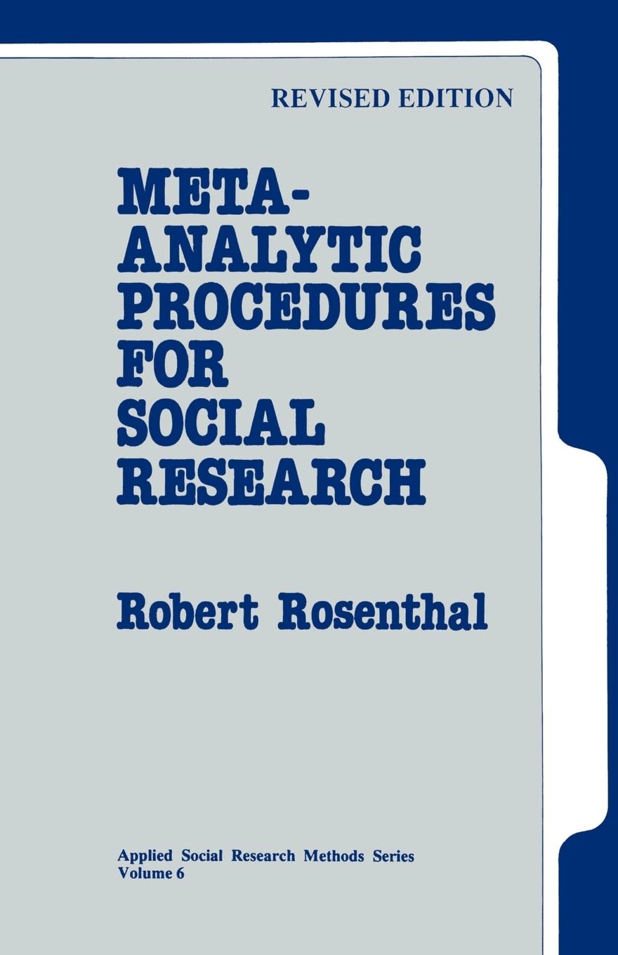 Cover: 9780803942462 | Meta-Analytic Procedures for Social Research | Robert Rosenthal | Buch