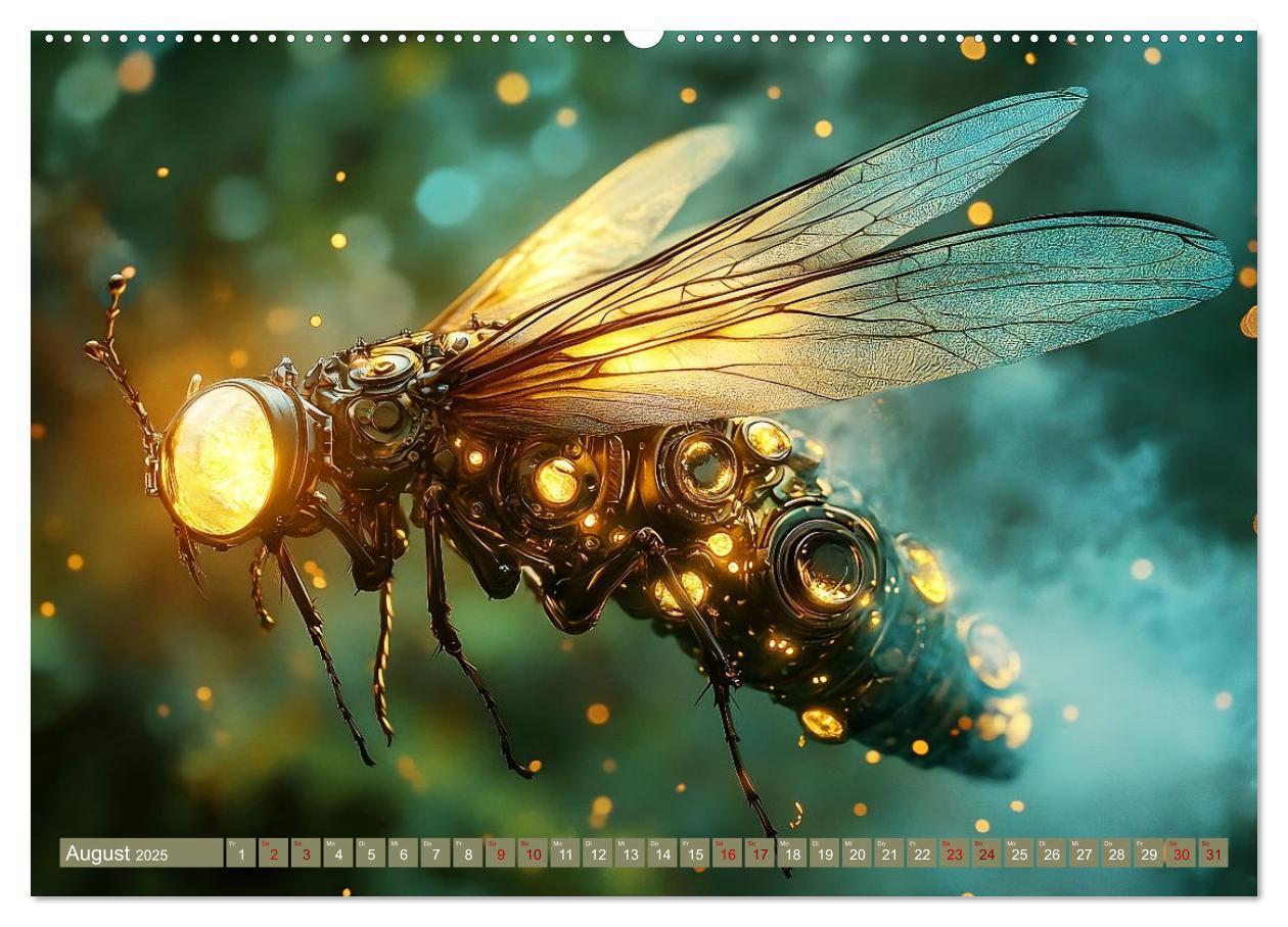 Bild: 9783457185797 | Die fantastische Welt der Steampunk-Insekten (Wandkalender 2025 DIN...