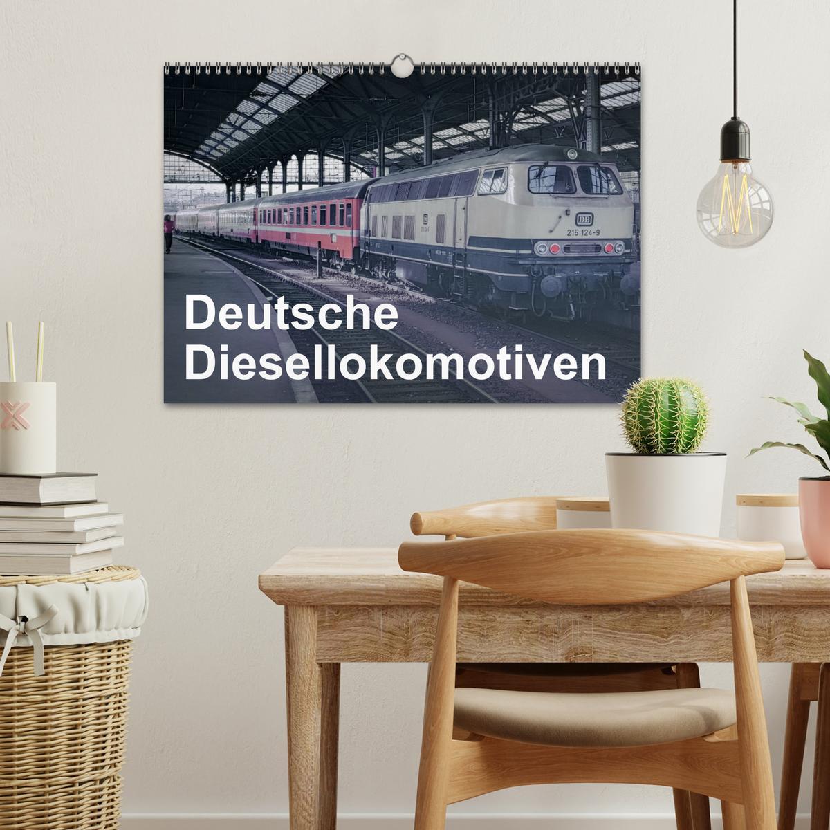 Bild: 9783435291335 | Deutsche Diesellokomotiven (Wandkalender 2025 DIN A3 quer),...