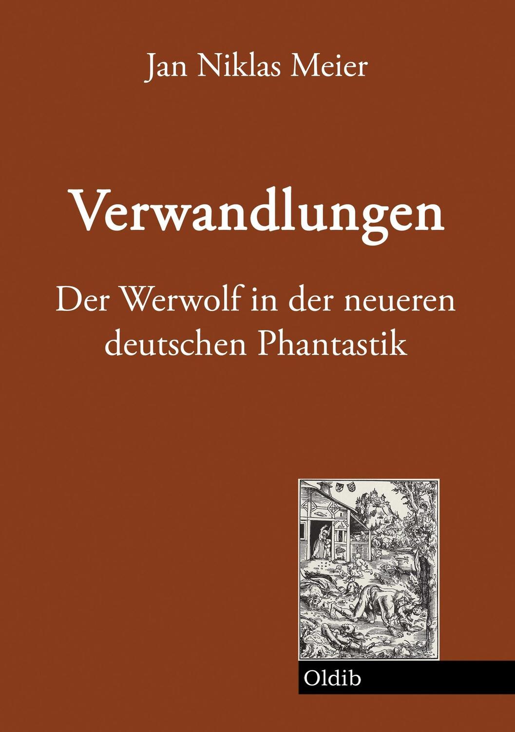 Cover: 9783939556503 | Verwandlungen | Der Werwolf in der neueren deutschen Phantastik | Buch