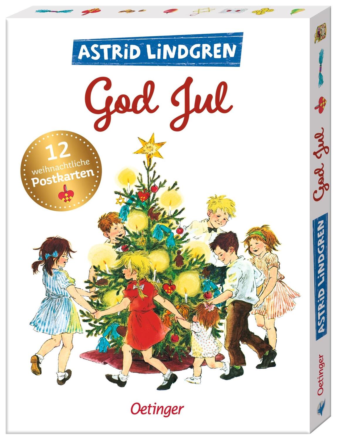 Cover: 4260512186210 | Astrid Lindgren. God Jul. 12 wunderschöne Weihnachtskarten zum...