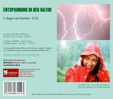 Bild: 4260088630193 | Der Klang der Natur - Regen mit Gewitter (ohne Musik) | Project | CD