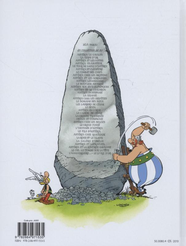 Rückseite: 9782864971535 | Asterix et la rentree gauloise | 14 histoires completes | Goscinny