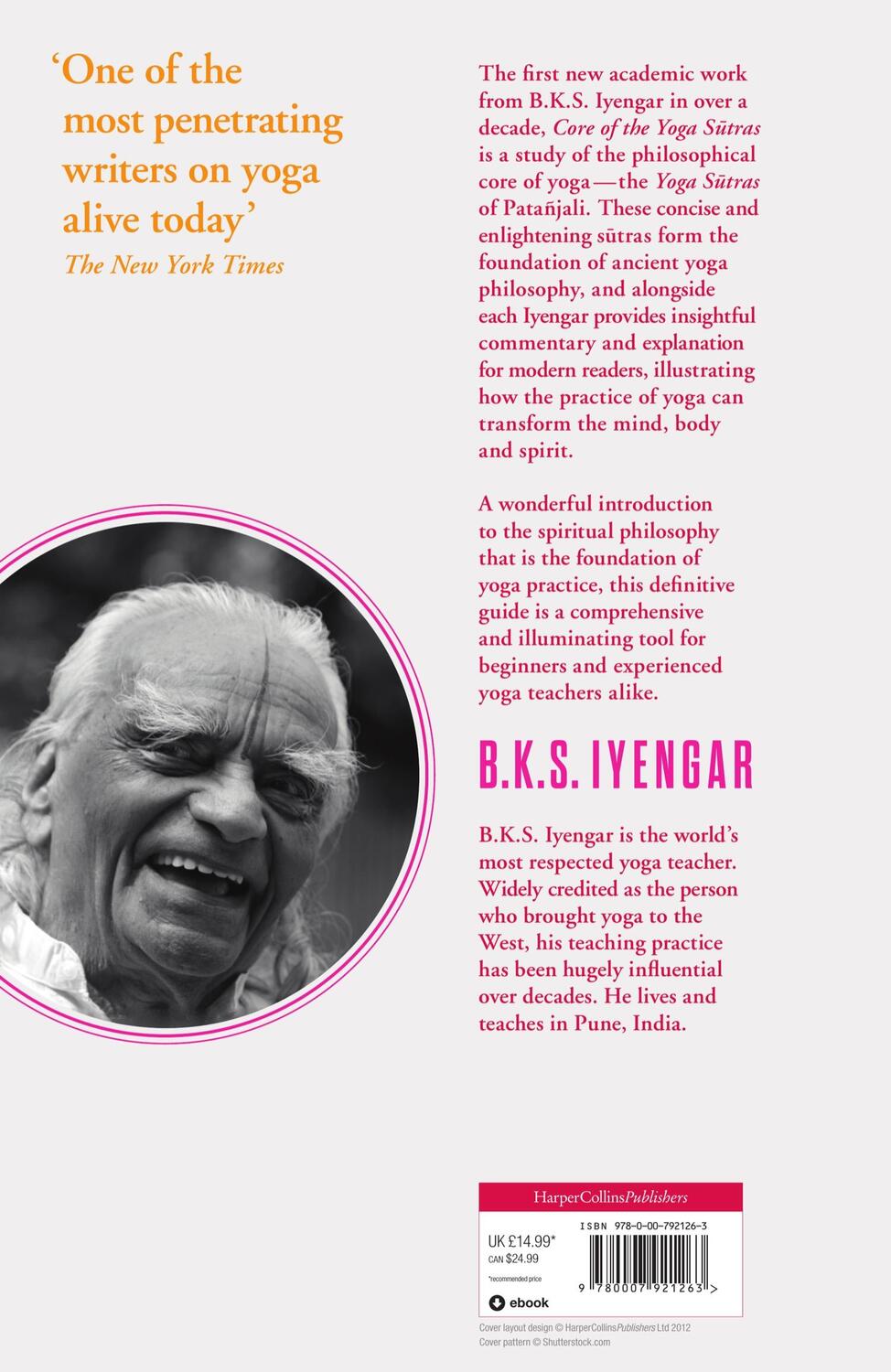 Rückseite: 9780007921263 | Core of the Yoga Sutras | B K S Iyengar | Taschenbuch | Englisch