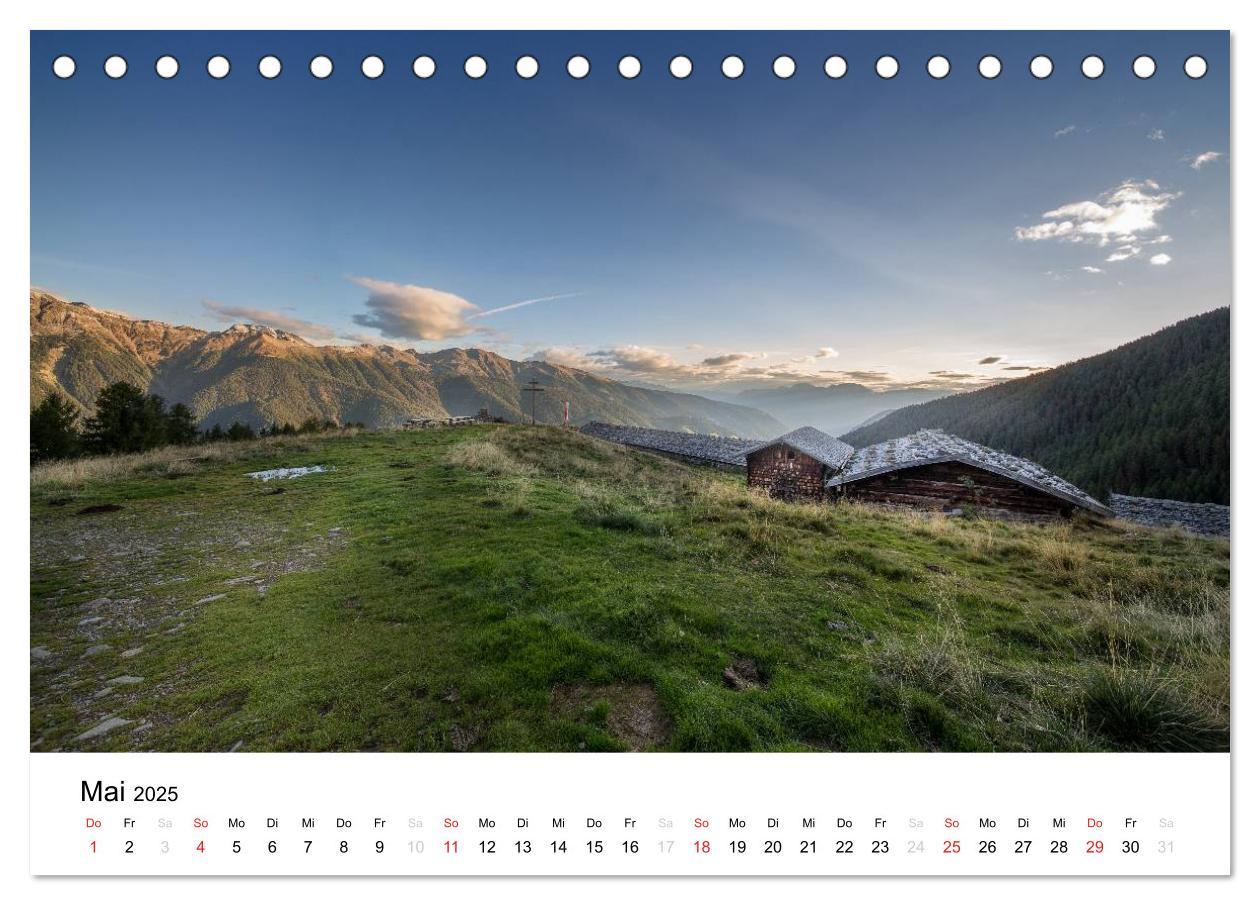 Bild: 9783435494590 | Almen im Ultental (Tischkalender 2025 DIN A5 quer), CALVENDO...