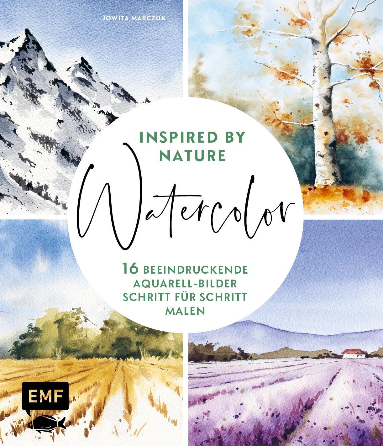 Cover: 9783745906905 | Watercolor inspired by Nature | Jowita Marczuk | Buch | Deutsch | 2021