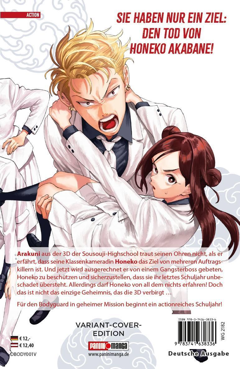 Rückseite: 9783741638336 | Honeko Akabanes Bodyguard (Manga-Variant-Edition) 01 | Nigatsu | Buch