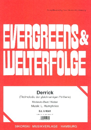 Cover: 9790003020761 | Derrick | Les Humphries | Buch | Sikorski Edition | EAN 9790003020761