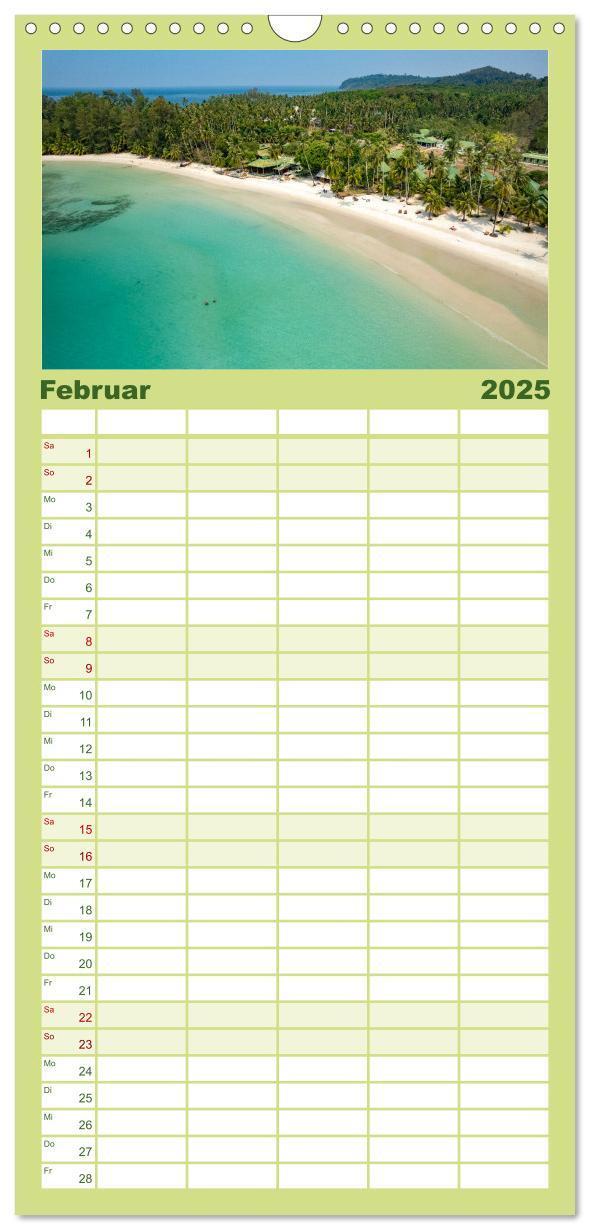 Bild: 9783457092392 | Familienplaner 2025 - Asien - Thailand mit 5 Spalten (Wandkalender,...