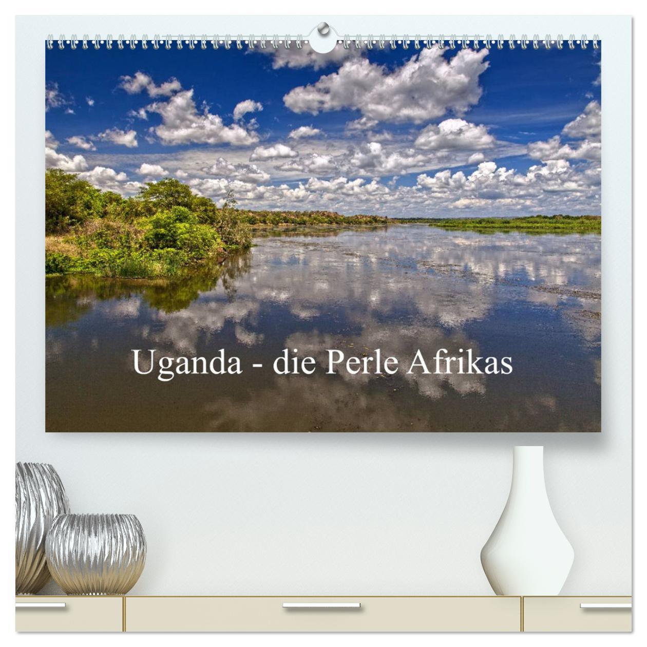 Cover: 9783435594047 | Uganda - die Perle Afrikas (hochwertiger Premium Wandkalender 2025...