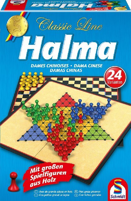 Cover: 4001504492175 | Halma (Spiel) | Mit großen Figuren aus Holz. 24 Varianten | Spiel