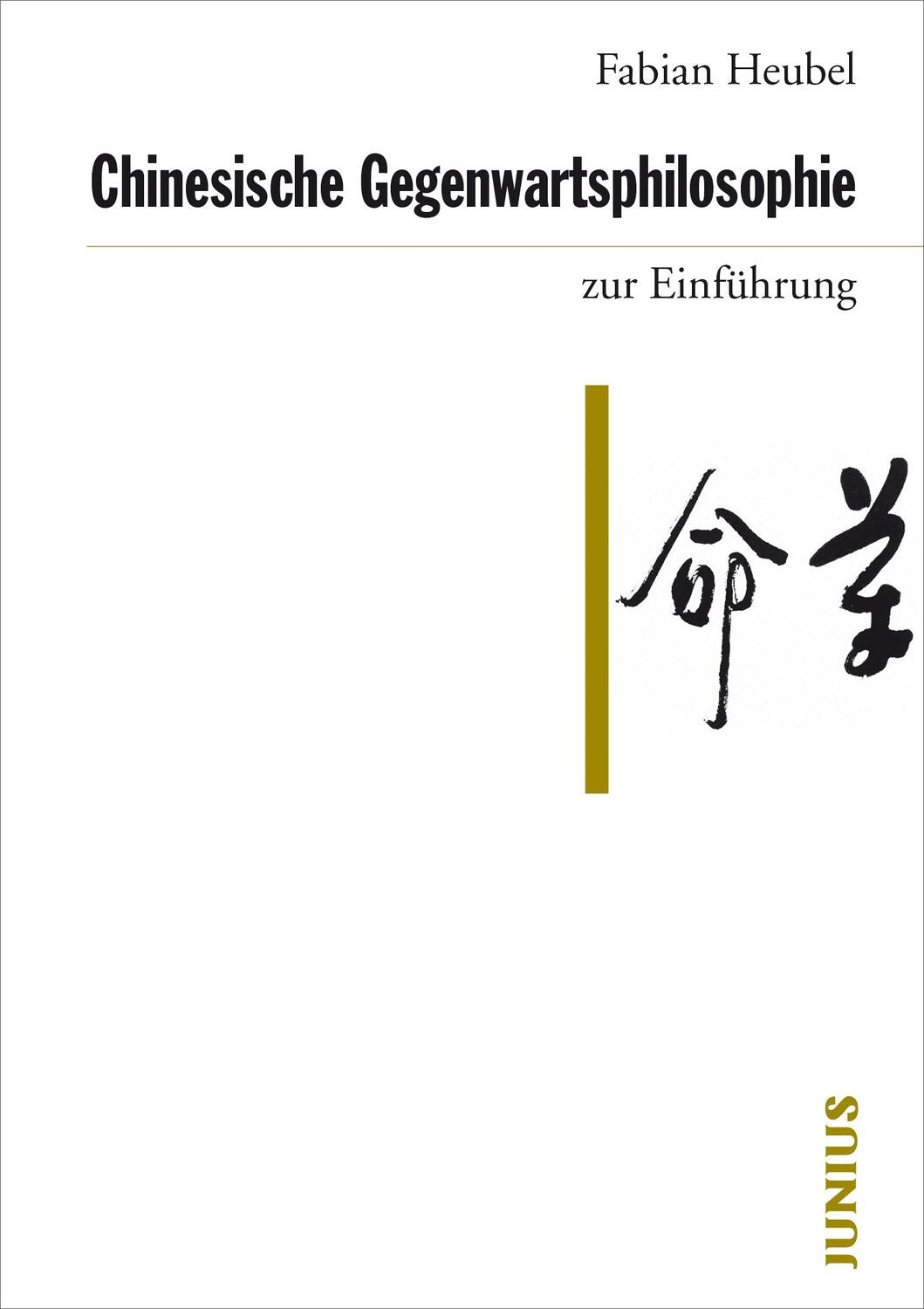 Cover: 9783885067450 | Chinesische Gegenwartsphilosophie zur Einführung | Fabian Heubel