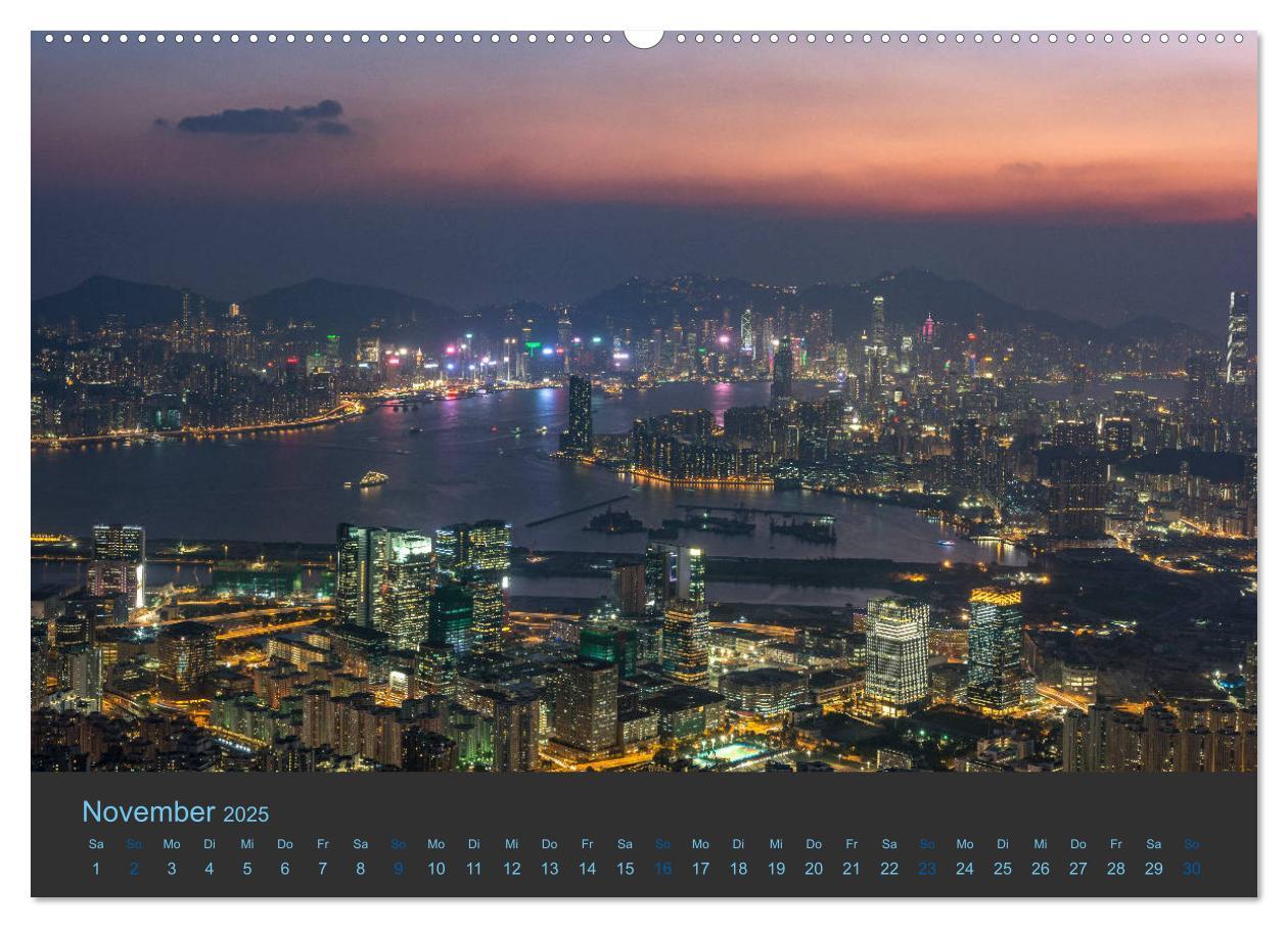 Bild: 9783435386468 | Hong Kong - Skylines (Wandkalender 2025 DIN A2 quer), CALVENDO...