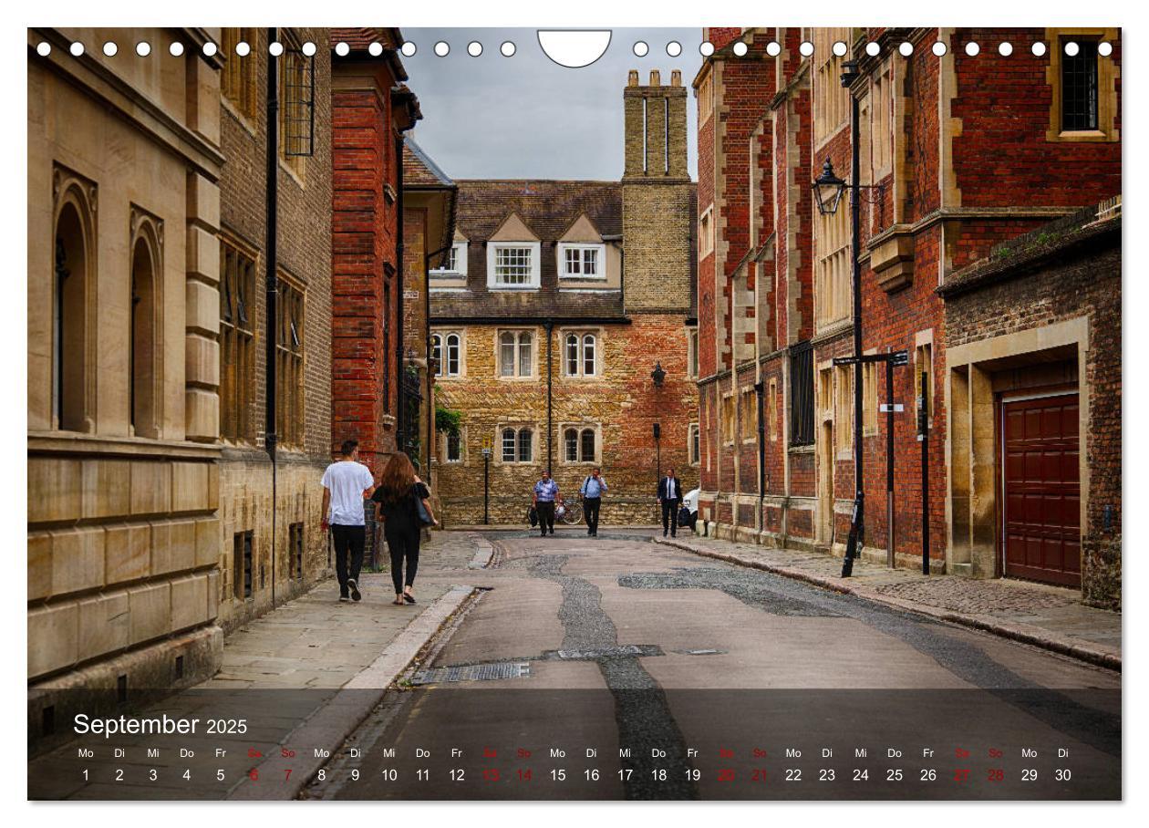 Bild: 9783435402960 | Cambridge street view (Wandkalender 2025 DIN A4 quer), CALVENDO...