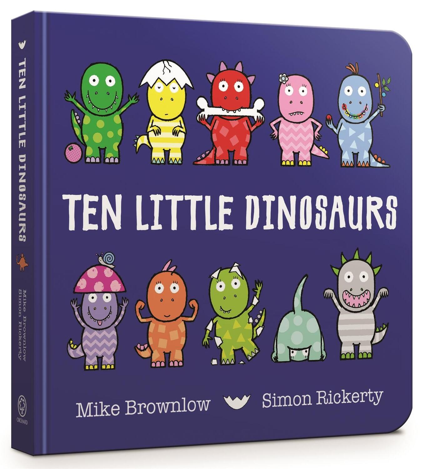 Cover: 9781408346464 | Ten Little Dinosaurs Board Book | Board Book | Mike Brownlow | Buch